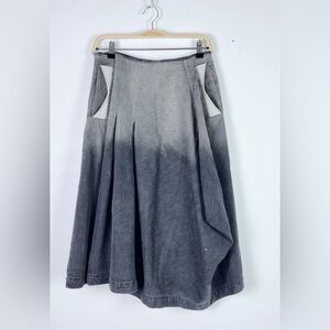 AFisher ombre Heavy denim skirt.